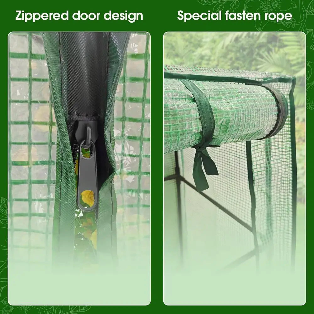 Large Black Plastic Vertical Garden Bed with Greenhouse, Trellis, and Self-Watering System for Tomatoes and Climbing Plants
