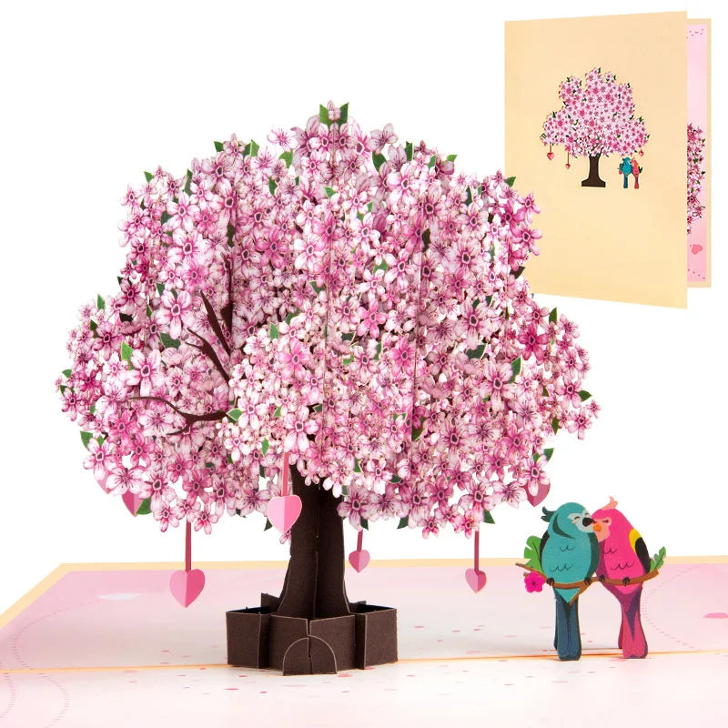 Premium 3D Pop Up Flower Bouquet Card Mothers Day Gift Valentines Day Anniversary Birthday Greeting Cards Thank You Wishes Gifts