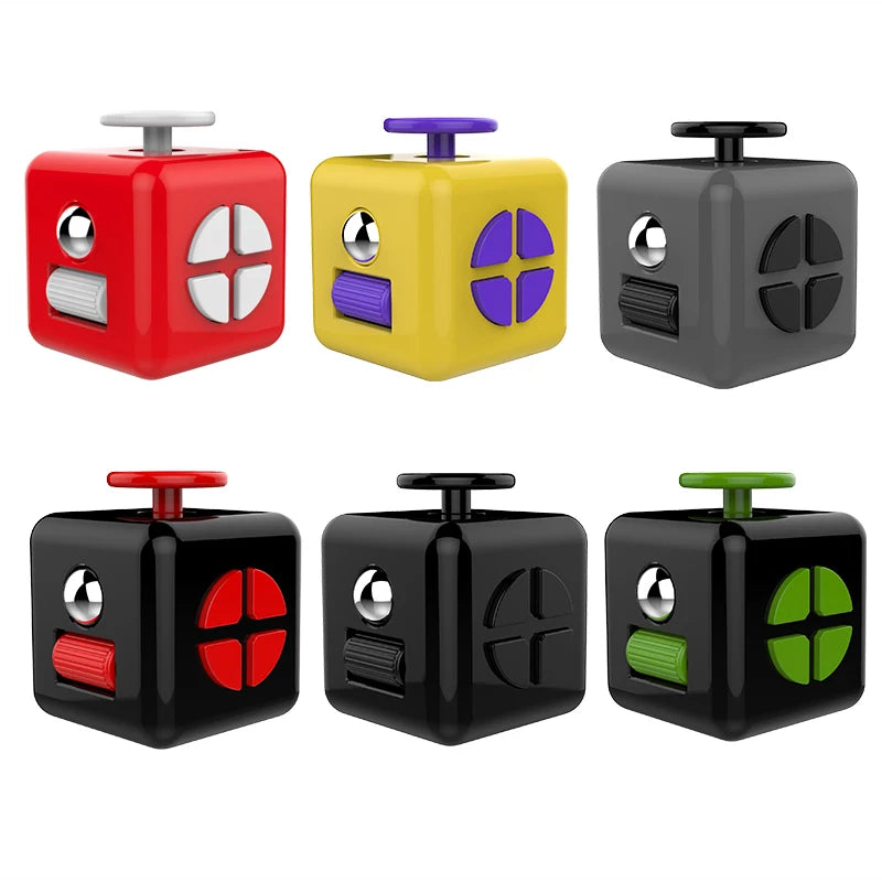Fidget Toys Anti Stress Toys Magiques Push Decompression Dice Rainbow Fingertip Hand Game Antiestress Relax Toys for Figet Toys
