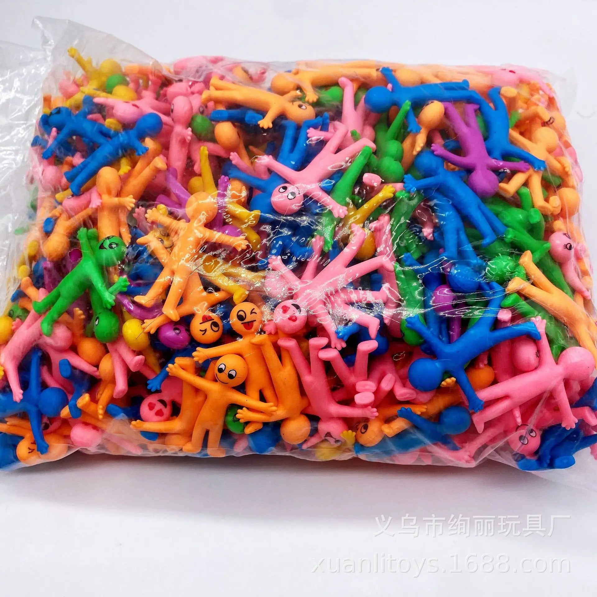 12Pcs Smile Expression TPR Soft Rubber Villain Anti-stress Toys Foldable And Stretchable Decompression Squishy Antistress Figets