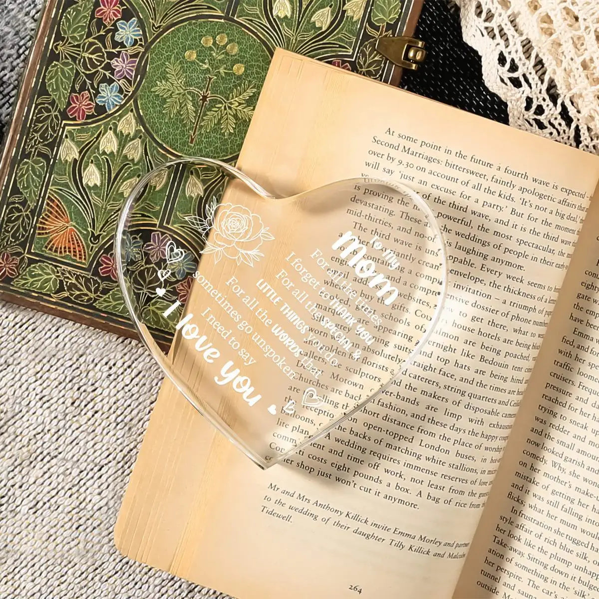 Heart-Shaped Acrylic Gifts for Mom | Best Birthday & Mother’s Day Presents | Unique Valentine’s Day Gift