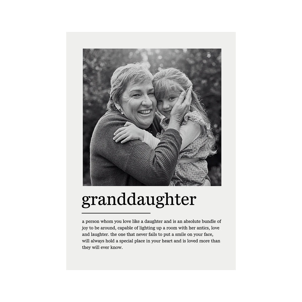 Custom Family Photo Canvas Painting Personalized Family Couple Wall Poster Picture for Home Decor Father's Day gift for Mother