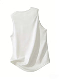 Mens Vest With Five Pointed Star And Goat Head Design