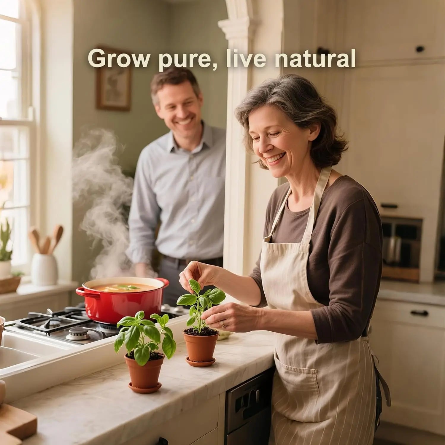10 Indoor Herb Garden Kit, 33pcs Complete Set with Pots, Soil & Tools - Perfect Gift for Plant Lovers