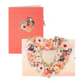 Phalaenopsis Blossom Greeting Cards Creative Pop Up Postcard Pink Flowers Decor Mothers Day Valentines Day Gifts With Envelope