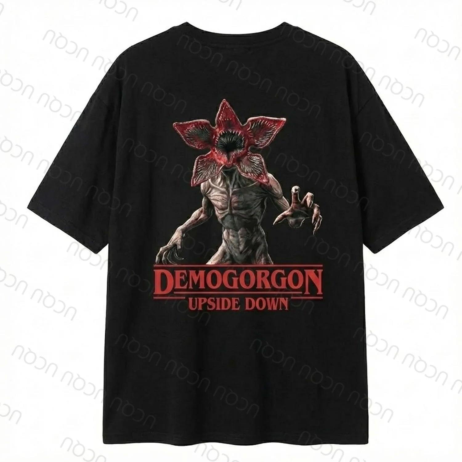2026 UCQU Demogorgon  The Upside Down Pajamas Set Couple Matching Demogorgon Short Sleeve Tee Pants Valentines Day Gift Homewear