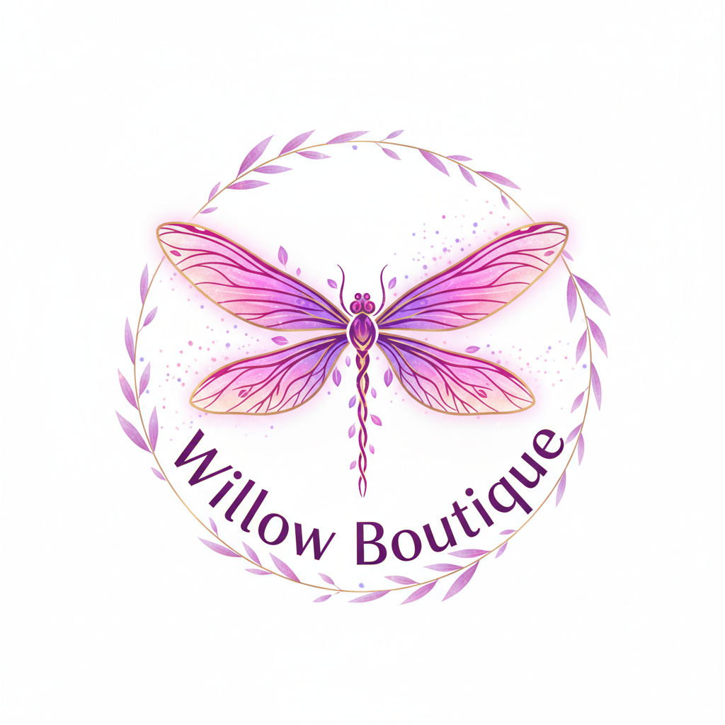 Willow Boutique Magic Dragonfly Logo